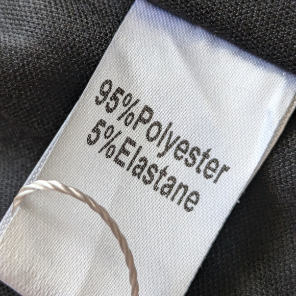 Baonmy Women's Cropped Top Sz XXS Corset Black Sheer Long Pleated Sleeves T-2 - Picture 6 of 11